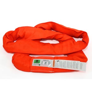 Endless Polyester Round Lifting Sling | HHERS10 | Orange - 40,000 lbs WLL